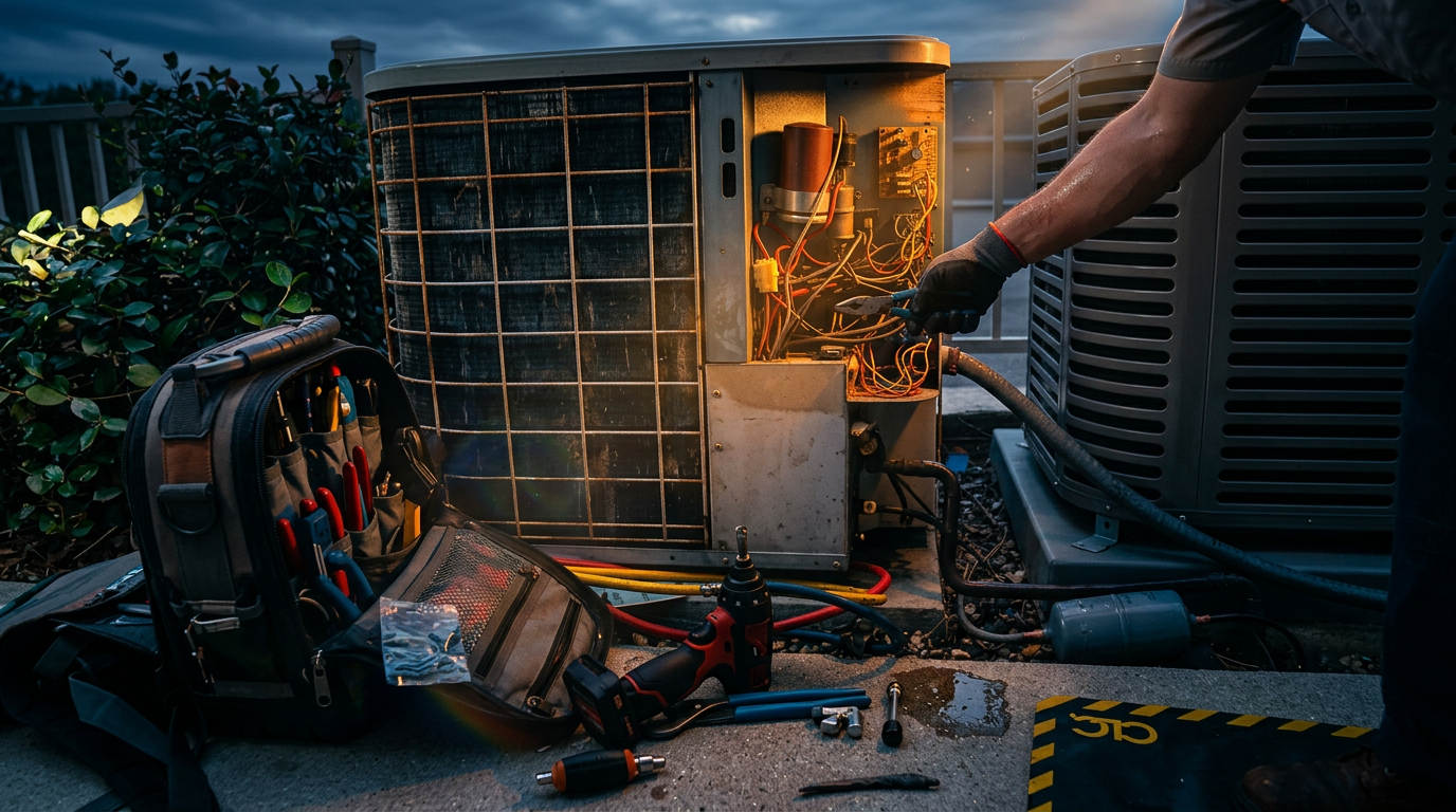 Residential air conditioning repair