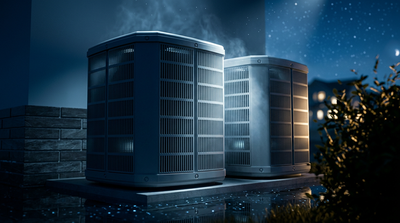 Central air conditioning installation
