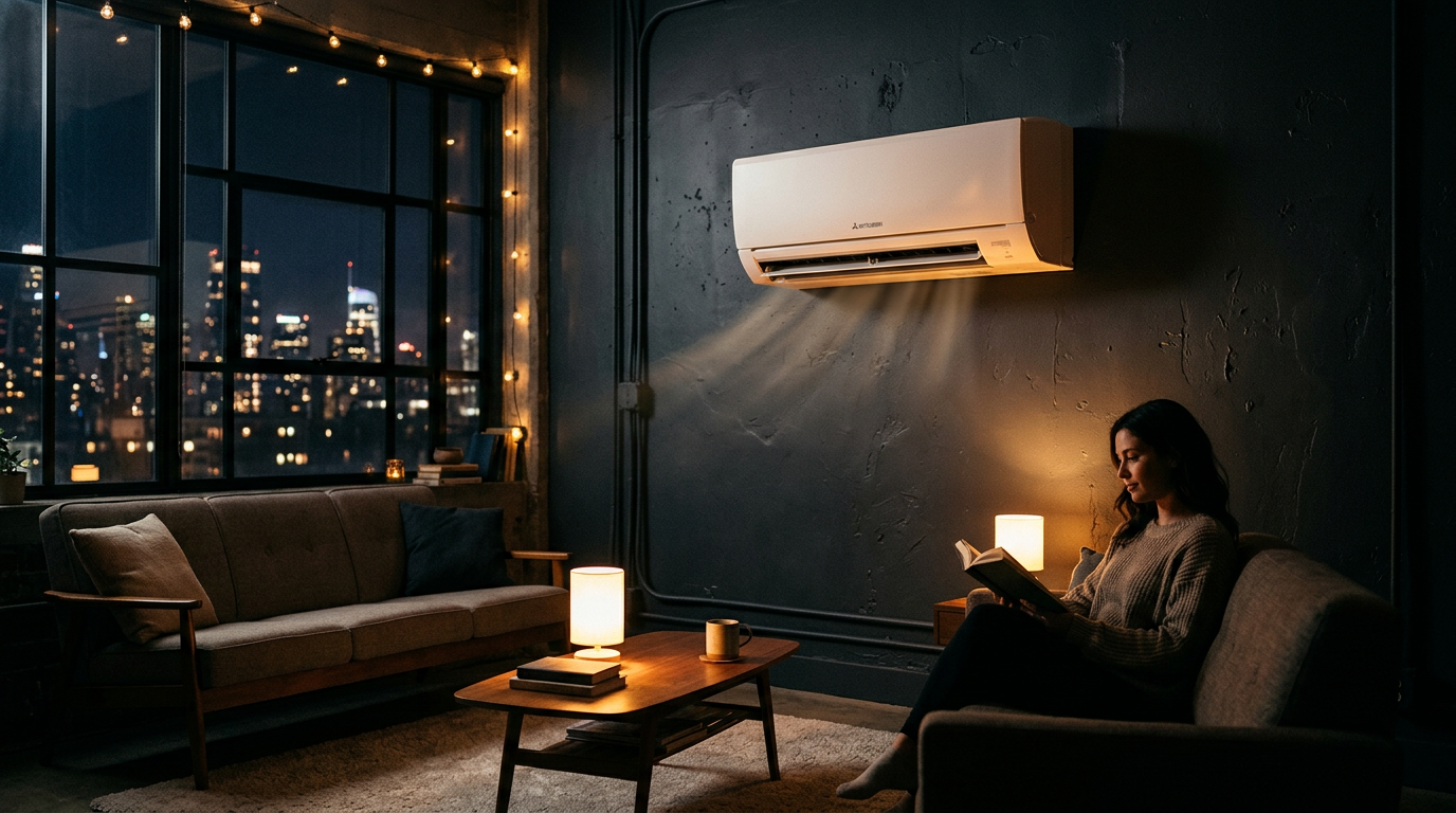 Ductless mini-split installation